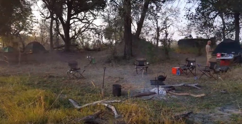 You also get to spend a night camping in the bush