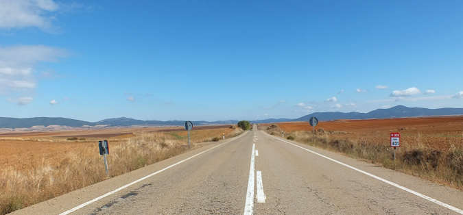 Setting off in the Spanish heat