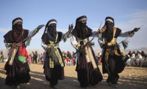 Dancing plays an important role at the Ghat festival.