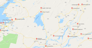 Camping sites along the Golden Circle